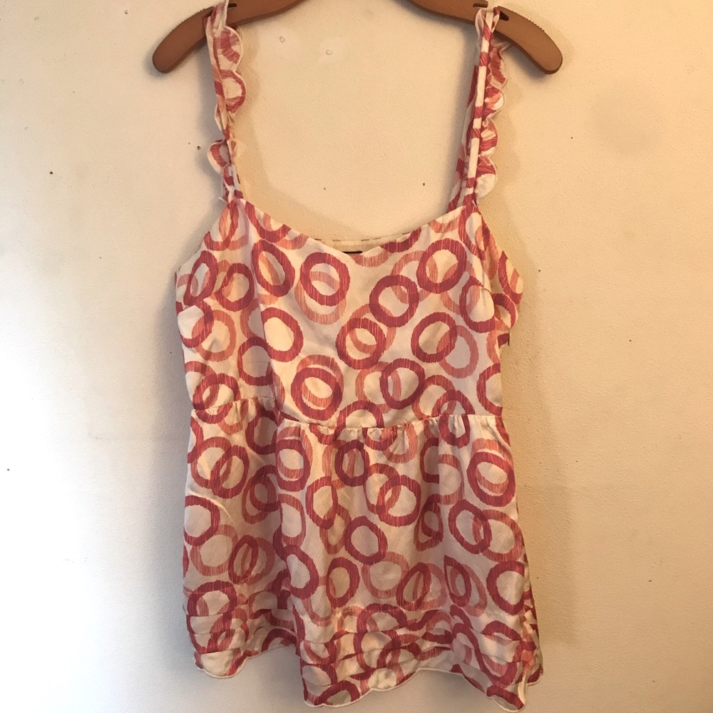Juicy Couture Silk Peplum Tank Top